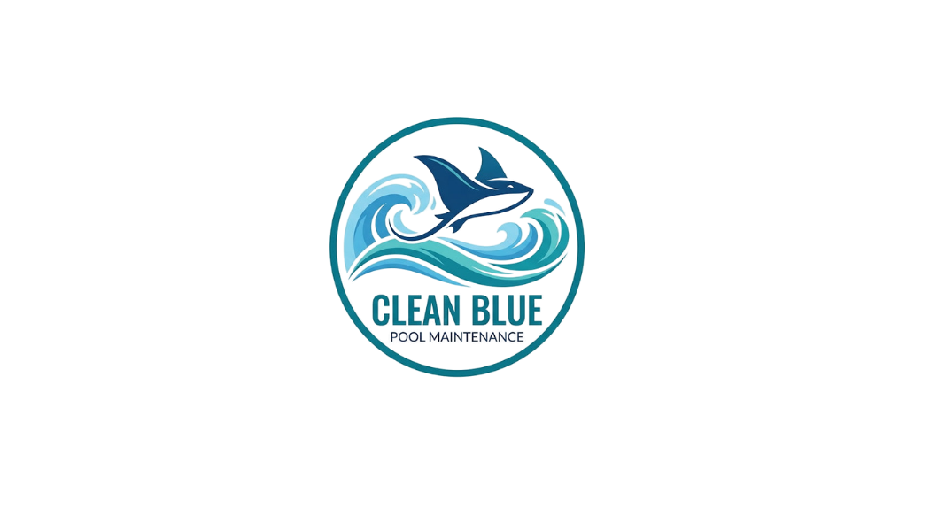 CleanBlue Pool Maintenance Logo